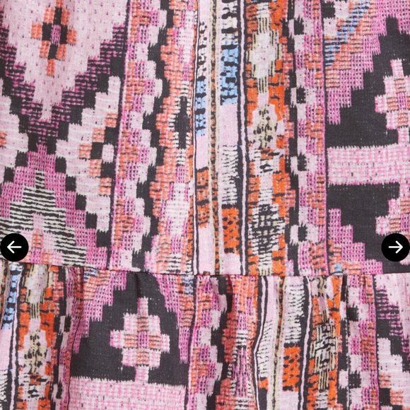 KOBI HALPERIN 
Rosa Print Cotton Dress - Pink Lady Multi - Picture 6 of 7
